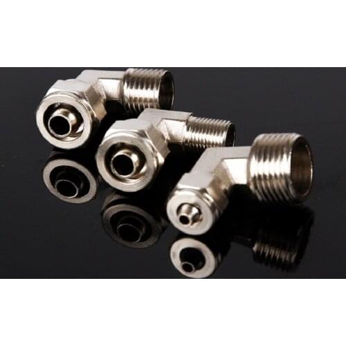 Pneumatic Components Fast Twist Joint PL12 14 16mm Pipe Tube To 1/8 1/4 3/8 1/2 Trachea Quick Screw Connector Copper