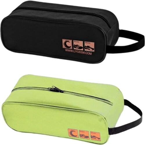 Portable Waterproof Organiser Travel Shoe Bag Zipper Design Shoes Storage Travel Suitcase Packing Shoes Sorting Organizer Bags