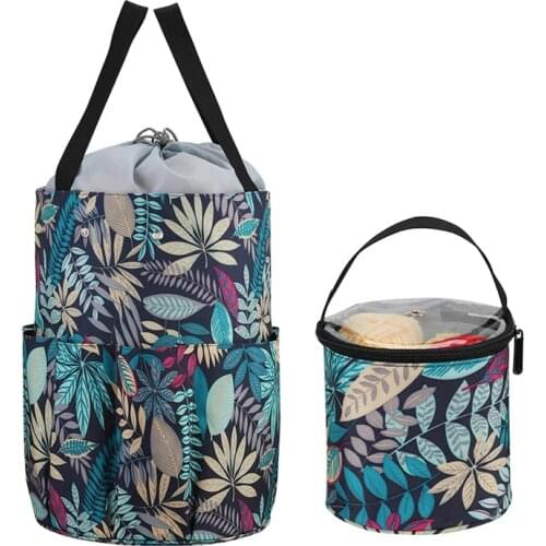 Yarn Storage Knitting Bag Large Yarn Knitting Tote Bag For Crochet Hooks And Knitting Needles Yarn Balls Crochet Organizer