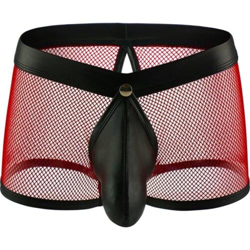 Men Light Stretch Sexy Underwear Men Boxers Solid Color Net Speed Opening Super Thin Breathable Sports Underpants ropa interior