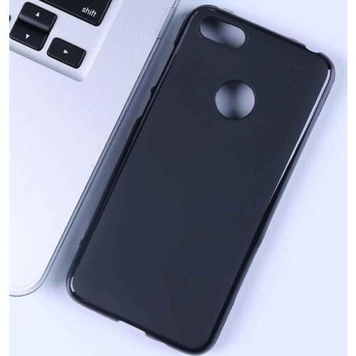 Rear Soft TPU Cover Case For Lenovo A5 5.45 in Back Phone Protective Cases Black Colored Silicon Pudding Cover Shell Protection