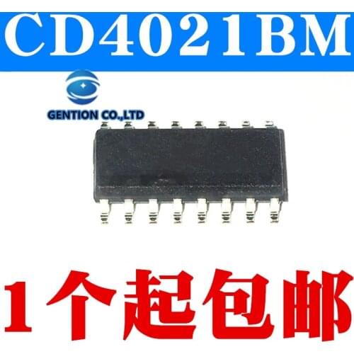 10PCS Static shift register SOP16 CD4021BM CD4021 logic chip in stock 100% new and original