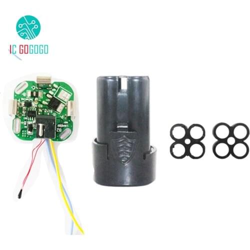 4S 16.8V DC Electric Tools Hand Lithium Drill Power Li-ion Battery Protection Board BMS Circuit 18650 4 Packs Case Shell Bracket
