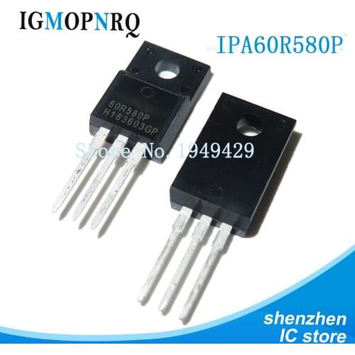 5PCS IPA60R580P TO-220 60R580P TO-220F new