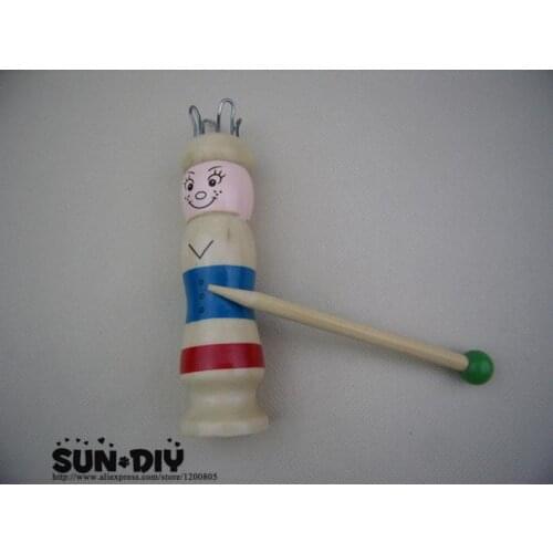 Free Shipping Wooden French Doll knitting loom Rope Weaving Tool Easy Rope Weaving handmade crafts needlework