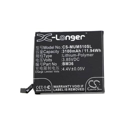Cameron Sino 3100mAh battery for XIAOMI Mi 5s Mi 5s Extreme Edition Mi 5s Extreme Edition Dual SIM Mi 5s Premium Edition