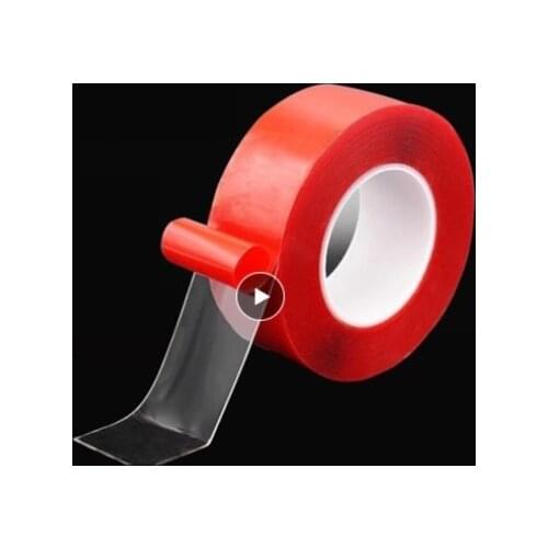 3 M Double Sided Adhesive Sticker Tape Nano Transparent Reusable Waterproof Strong Adhesive Tape Cleanable Car Protect Sticker