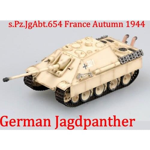 Easy Model 1/72 Germany Jagdpanther-s.Pz.JgAbt.654 France Autumn 1944 #36243