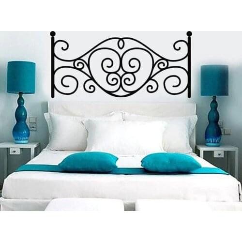 Headboard Sticker Creative Bedroom Decoration Above Bed Home Decor Removable Romantic Wall Art Mural