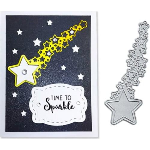 Julyarts 45*140mm Carbon Steel Stars Metal Cutting Dies Scrapbooking for Paper Cards Making New Arrivals