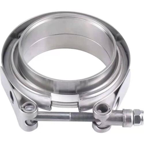 3" V band Clamp step Flange Kit V-Band 3 Inch Vband Clamps male and female Flanges kit