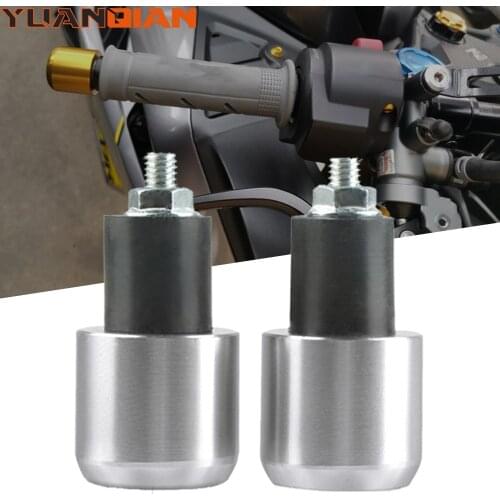 Motorcycle 22mm CNC Handlebar Grips Bar Ends Plug Balance Slider For PIAGGIO GILERA FUOCO 500 GP800 GP850 NEXUS 300 500 250 E3