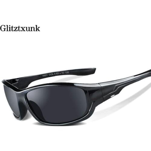 Glitztxunk Polarized Sunglasses 2018 New Men Top Quality Sun Glasses for Men Brand Designer Luxury UV400 Outdoor Sport Eyewear