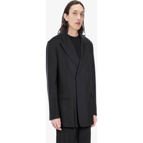 Mens new suit suit dark mens simple casual Yamamoto style dark spring and summer mens suit jacket