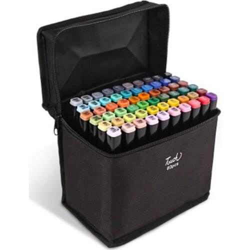30/60/80 Colors Art Markers Set Dual Head Alcohol Sketch Markers Pen For Manga Drawing Markers Dsign Art Supplies