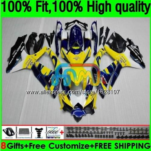 OEM For SUZUKI GSXR 600 750 CC GSX R600 GSXR600 08 09 10 38BS.0 GSX-R600 GSXR-750 K8 GSXR750 2008 2009 2010 Fairing Blue HOT
