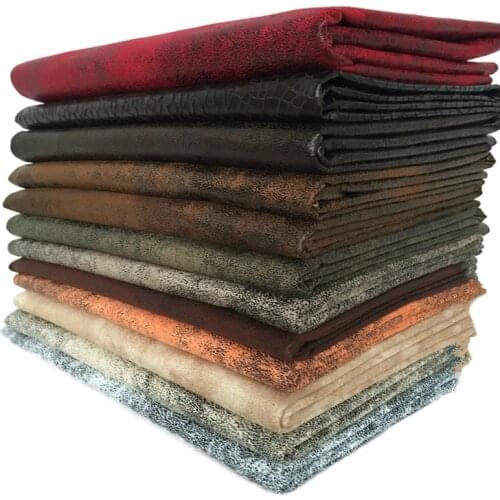 Wide 47" Quality Suede Upholstery Sofa Fabric By the Yard Thickening Solid Color soft Flannelet Fabric Bags