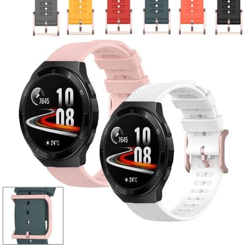 For GT2 Straps Silicone Watchband for Huawei Watch GT 2 42 46mm/GT 2E/Amazfit GTS 2 Band Sport bracelet 20 22MM wristband Correa