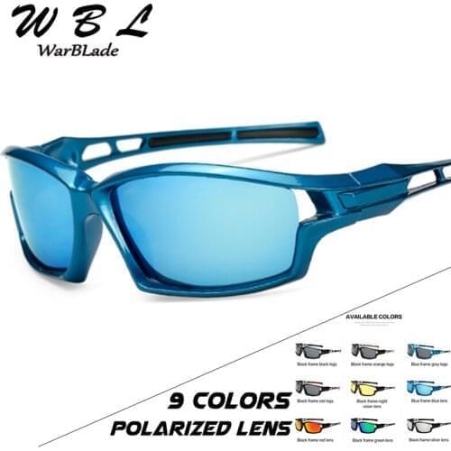 WarBLade Women Sport Sunglasses Polarized Men Brand Designer Driving Fishing Sun Glasses Black Frame Eyewear Accessories New