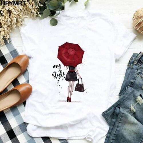Female T Shirts My Style Girl Print T-Shirt Summer Womens Fashion Short Sleeve Tshirt Harajuku Graphics O-neck Tops Tee Clothes