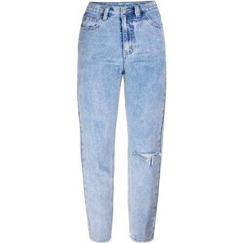 2021 Loose Casual Pants Trousers High Waist Loose Jeans Women