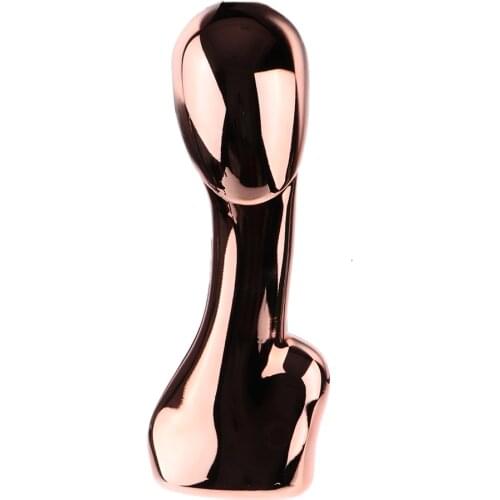 ABS Electroplated Mannequin Manikin Head Model Wig Jewelry Hat Display Holder Stand