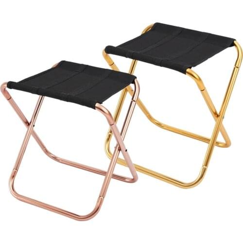 Aluminium Cloth Outdoor Portabl Folding Fishing Chair Lightweight Picnic Camping Chair Foldable e Easy To Carry Outdoor Furnitur