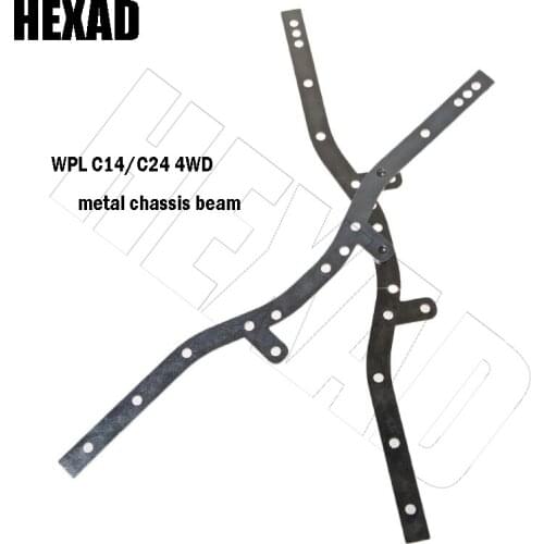 2 Pieces Of WPL Remote Control Car 1/16 C14 C24 C34 B24 B34 4WD Upgrade Parts, Original Metal Beam Spare Parts