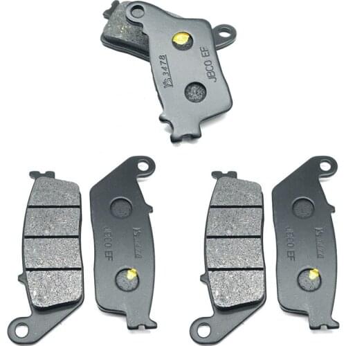 For HONDA Hornet S CB600F 2007 2008 2009 2010 2011 2012 2013 2014 2015 2016 2017 CB600 CB 600 F Front & Rear Brake Pads KIt Set