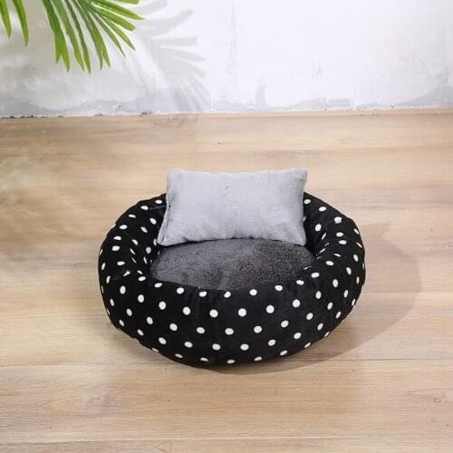 Dog Beds Calming Bed Hondenmand Pet Kennel Super Soft Fluffy Comfortable for Dog or Cat House Long Plush Dounts