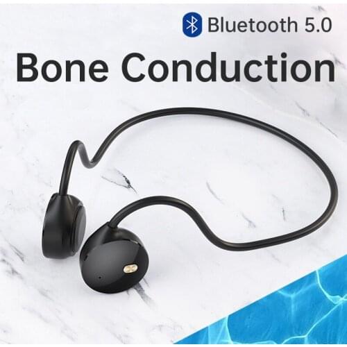Bone Conduction Headphones Wireless Bluetooth Headsets Open Ear Sports Running Cycling Earphone Hands-free for Sony Huawei