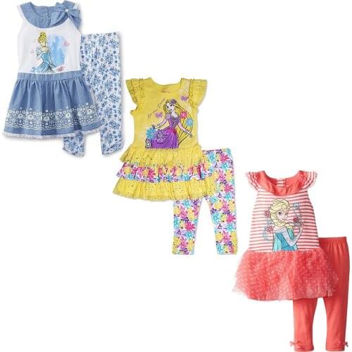 Girl Princess Dress Kids Teen Cartoon Frozen Elsa Cinderella Print Children Vestidos Girls Tutu Dresses Summer Christmas Costume