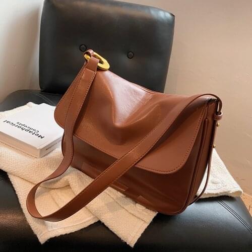 Popular Small Bags 2021 New Bags Autumn Fashion Ladies Luxury High-quality Simple Retro Messenger One-shoulder Small Square Bag