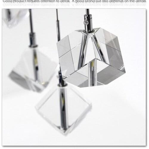 Transparent Crystal LED Dining Room Bar Pendant Light Modern Fashion Lamps For Home Living Room Simple Creative Free shipping