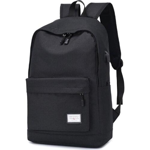 Mens and womens backpack fashion business leisure computer bag USB charging backpack tide multi-functional student schoolbag