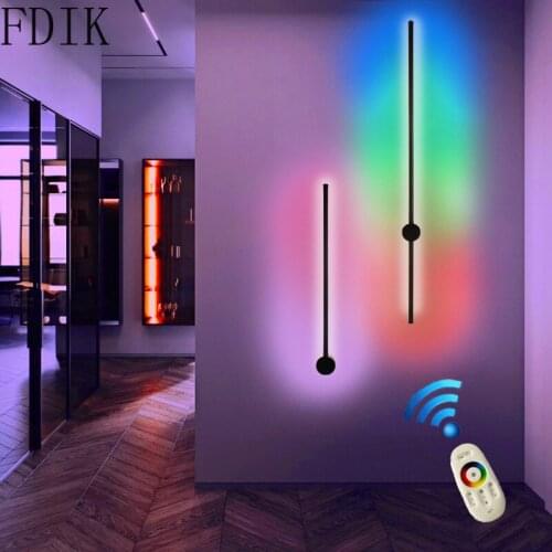 Symphony RGB Wall Lamp Home Deco Wall Sconces for Living Room Bedroom Bedside Net Red Lighting Led Decorative Light Accessories