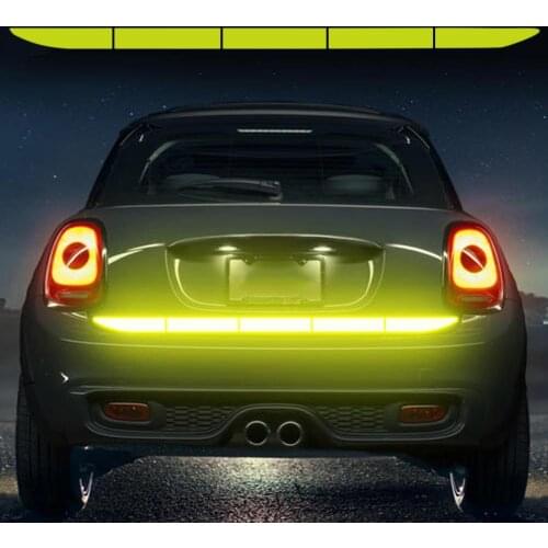 Reflective Car Sticker Car Trunk Bumper Tail Box Sticker ANTI Scratch Cover Car Creative Personality Body Reflective Sticker
