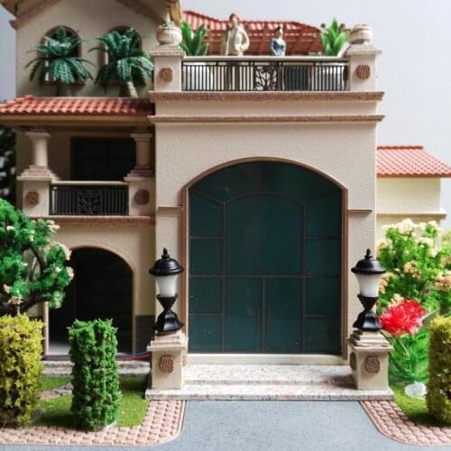 10pcs Railway Train Lamp Garden Street Light HO Scale 1:100 Scenery Layout