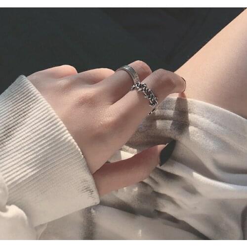 Six-pointed Star Open Rings For Women Teen Girls Adjustable Korean Fashion Hot Female Finger Jewelry Student Party Gift BOYULIGE