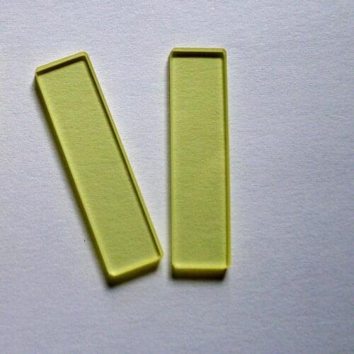 1Pcs HOB Holmium Glass Wavelength Calibration Glass UV Calibration UV Detection 35*9*2mm