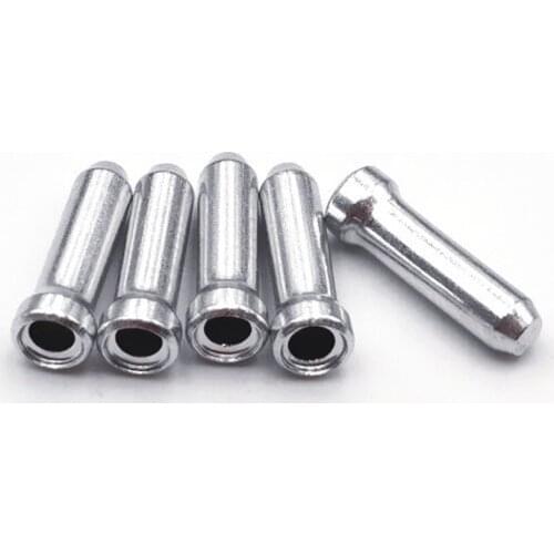 100Pcs MTB Bike Bicycle Brake Shifter Aluminum Inner Cable Tips Crimps Cycle Cycling Parts Derailleur Shift Cables End