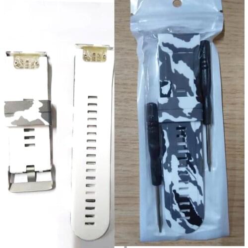 26mm Strap For Garmin Fenix 5X / Fenix 3 / Fenix 3 HR Watch Band Sports SmartWatch Camouflage quick fit Silicone Watch Belt