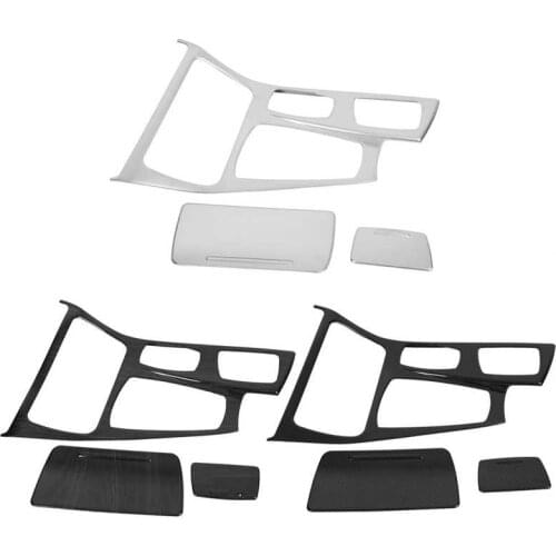 3Pcs Gear Shift Panel Cover Car Interior Center Console Gear Shift Panel Cover Trim for 5 Series F10 2011-2016