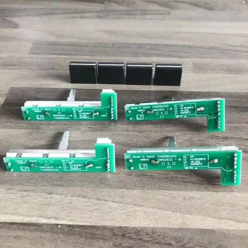 4PCS)DWX2930 DWX2931 DWX2932 DWX2933 For PIONEER DJM2000 CHANNEL 1 channel 2 channel 3 CHANNEL FITS DJM-700 DJM-800 +4pcs knob