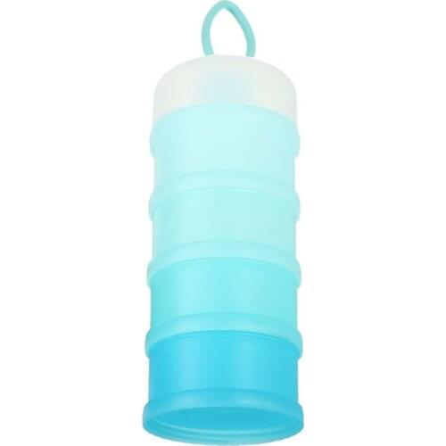 4 Layer 18.5cm Detachable Baby Food Storage Box 480ml Essential Cereal Milk Powder Boxes Portable Toddle Kids Milk Container