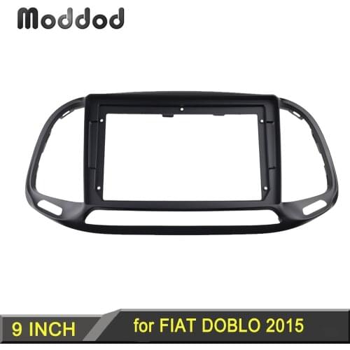 9 INCH Radio Fascia for FIAT DOBLO 2015 Stereo DVD Player Install Surround Trim Panel Dash Mount Kit Android Frame Bezel Cover