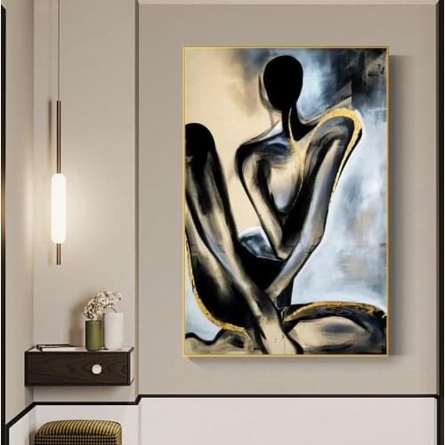 Abstract Nud Sexy Women Oil Painting on The Wall Posters and Prints Modern Wall Art Canvas Picture for Living Room Home Decor