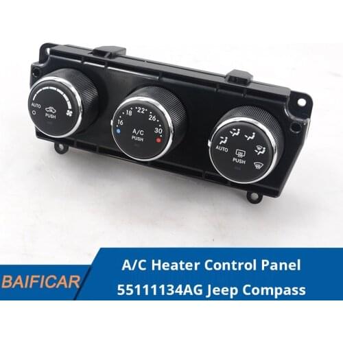 Baificar Brand New Genuine A/C Heater Control Panel OEM 55111134AG For Jeep Compass