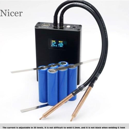 BTL-02 Spot Welding Machine Mini Spot Welder Kit Weld Tools Mini Spot Welder Kit for Home Welding 0. 2 Nickel-plated Steel Strip