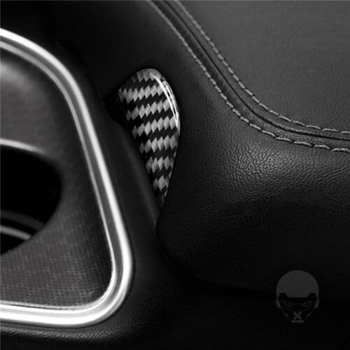 Center Control Armrest Storage Box Switch Cover Trim Sticker for Dodge Challenger 2015 2016 2017 2018 2019 2020 Car Accessories